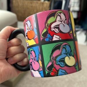 Seven Dwarfs  mug Disney Store Vintage